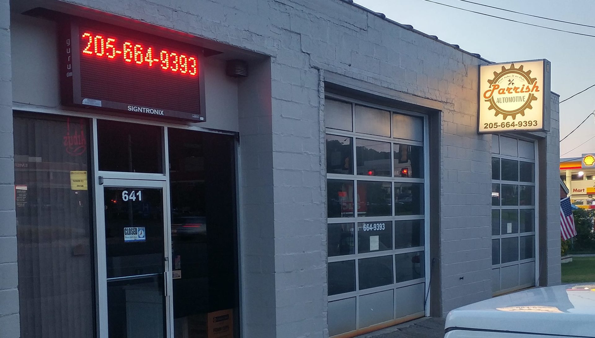 Parrish Automotive Location